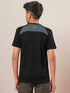 Boys Colorblock Slim Fit Round Neck T-shirt with DOUBLE COOL