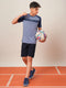 Boys Colorblock Slim Fit Round Neck T-shirt with DOUBLE COOL