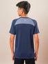 Boys Colorblock Slim Fit Round Neck T-shirt with DOUBLE COOL