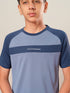 Boys Colorblock Slim Fit Round Neck T-shirt with DOUBLE COOL
