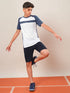 Boys Colorblock Slim Fit Round Neck T-shirt with DOUBLE COOL