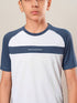 Boys Colorblock Slim Fit Round Neck T-shirt with DOUBLE COOL