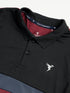 Boys Colorblock Slim Fit Polo Sports T-shirt with TECHNO DRY
