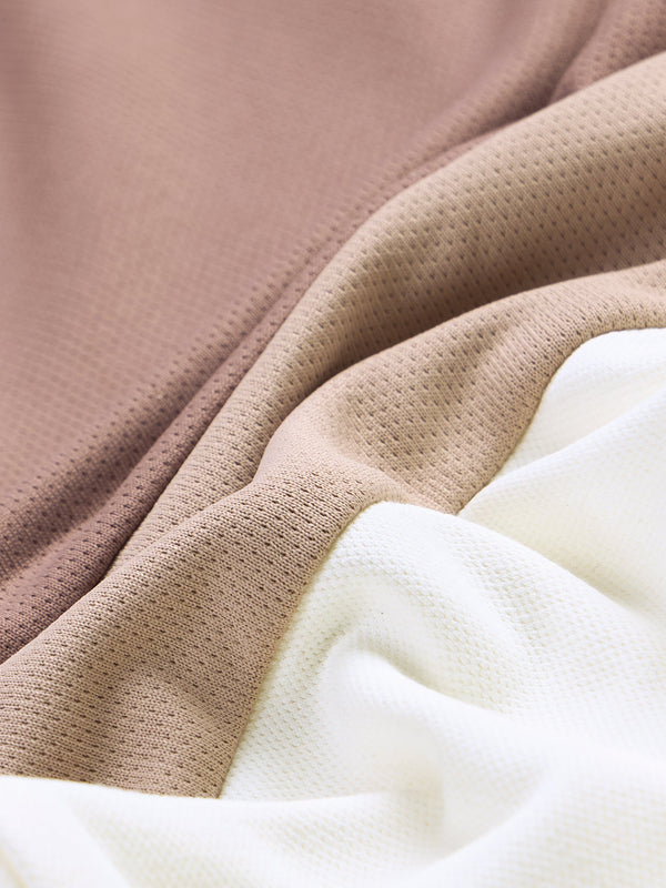 Boys Colorblock Slim Fit Polo Sports T-shirt with TECHNO DRY