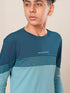 Boys Colorblock Slim Fit Round Neck Sports T-shirt with TECHNO DRY