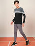 Boys Colorblock Slim Fit Round Neck Sports T-shirt with TECHNO DRY
