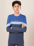 Boys Colorblock Slim Fit Round Neck Sports T-shirt with TECHNO DRY