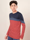 Boys Colorblock Slim Fit Round Neck Sports T-shirt with TECHNO DRY