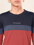Boys Colorblock Slim Fit Round Neck Sports T-shirt with TECHNO DRY