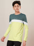 Boys Colorblock Slim Fit Round Neck Sports T-shirt with TECHNO DRY