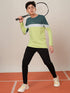 Boys Colorblock Slim Fit Round Neck Sports T-shirt with TECHNO DRY