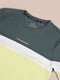 Boys Colorblock Slim Fit Round Neck Sports T-shirt with TECHNO DRY