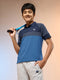 Boys Colorblock Slim Fit Polo Sports T-shirt with TECHNO DRY