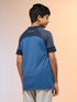 Boys Colorblock Slim Fit Polo Sports T-shirt with TECHNO DRY