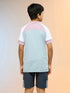 Boys Colorblock Slim Fit Polo Sports T-shirt with TECHNO DRY