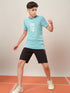 Boys Printed Slim Fit Round Neck Sports T-shirt with TECHNO DRY