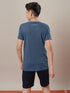 Boys Printed Slim Fit Round Neck Sports T-shirt with TECHNO DRY