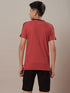Boys Printed Slim Fit Round Neck Sports T-shirt with TECHNO DRY