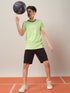 Boys Printed Slim Fit Round Neck Sports T-shirt with TECHNO DRY