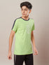 Boys Printed Slim Fit Round Neck Sports T-shirt with TECHNO DRY