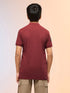 Boys Solid Slim Fit Polo Sports T-shirt with MATPIQ