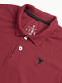 Boys Solid Slim Fit Polo Sports T-shirt with MATPIQ