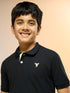 Boys Solid Slim Fit Polo Sports T-shirt with MATPIQ
