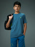 Boys Solid Slim Fit Round Neck Sports T-shirt with COTFLEX