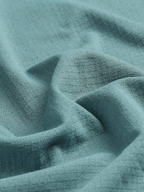 Boys Solid Slim Fit Round Neck Sports T-shirt with COTFLEX