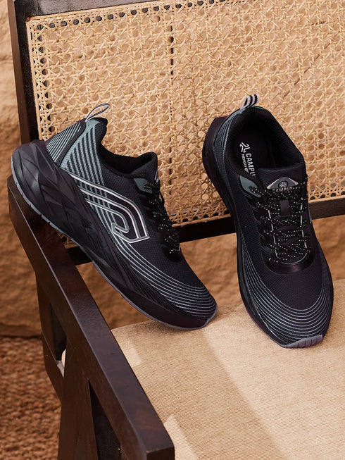 BAIT Black Men's Running Shoes