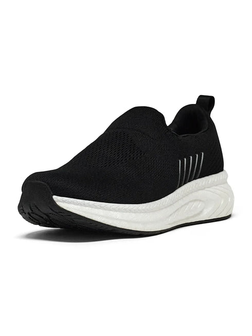 BALLER Black Men's Walking Shoes