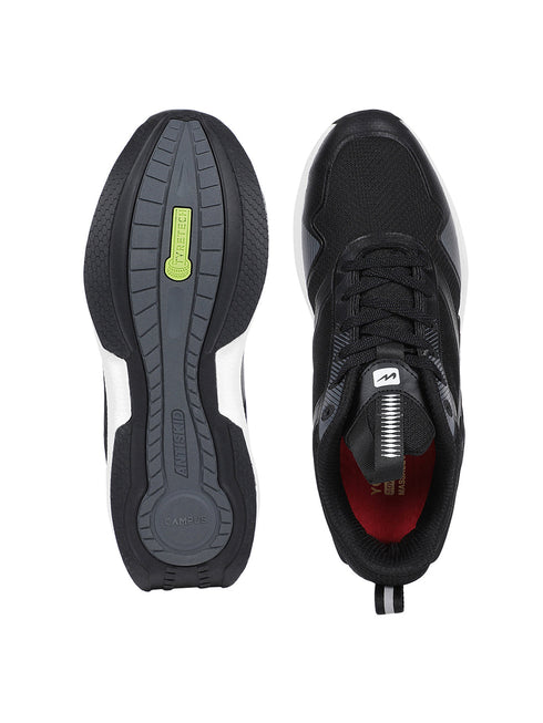 BALLET Black Men's Running Shoes