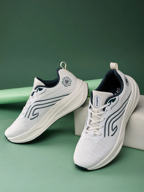 BARREL White Men's Running Shoes