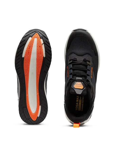 BEAD Black Men's Running Shoes