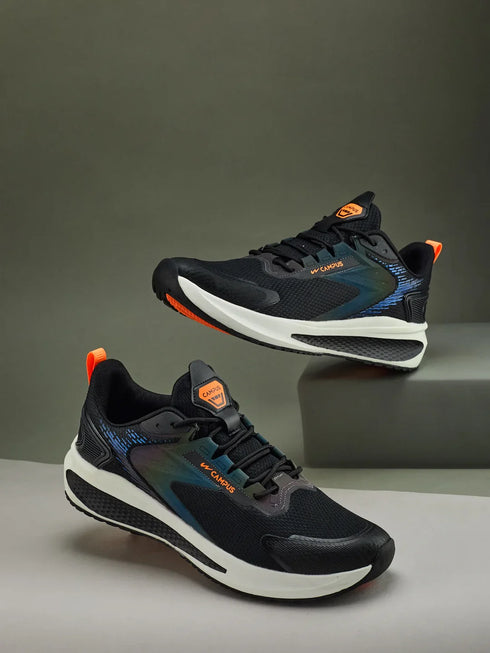 BEAD Black Men's Running Shoes