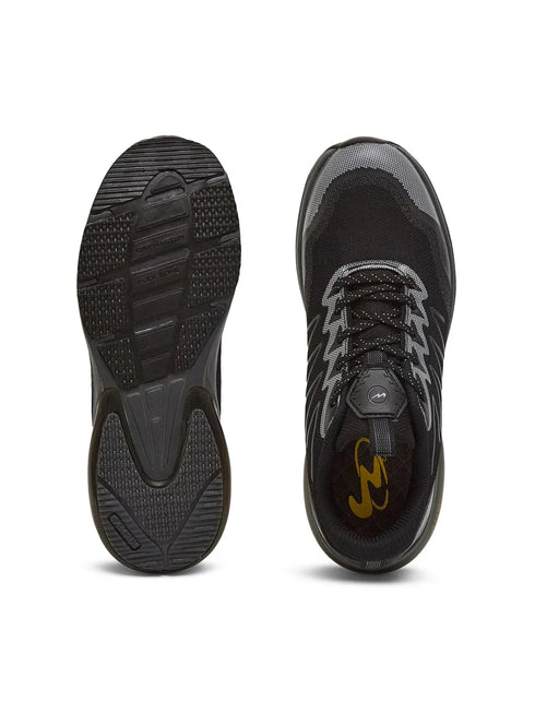 BEGIN Black Men's Running Shoes