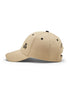 Brushed Cotton Twill Beige Unisex Cap