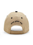 Brushed Cotton Twill Beige Unisex Cap