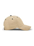 Brushed Cotton Twill Beige Unisex Cap