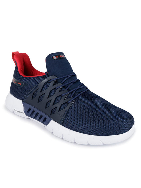 BELGIUM PLUS Navy Men's Running Shoes