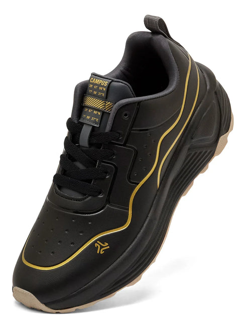 BEYOND Black Women's Sneakers