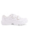 BINGO-151VS White Kid's School Shoes