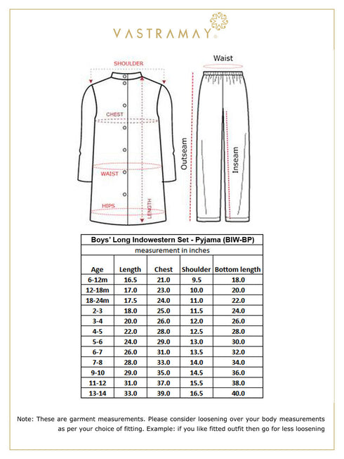 Boy's Cream-Colored Mirror Work Embellished Slim Fit Sherwani Set