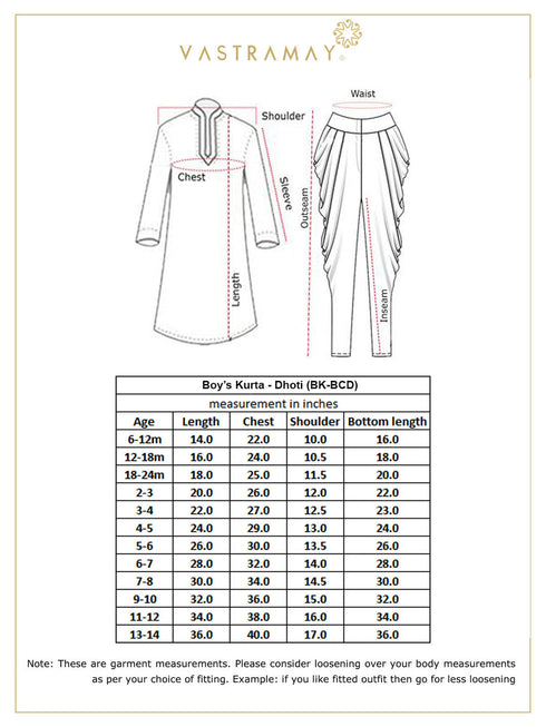 Boy's' White Kurta And Dhoti Set
