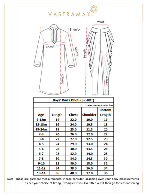 Infant Boy's' Yellow And Cream Silk Blend Kurta And Dhoti Set