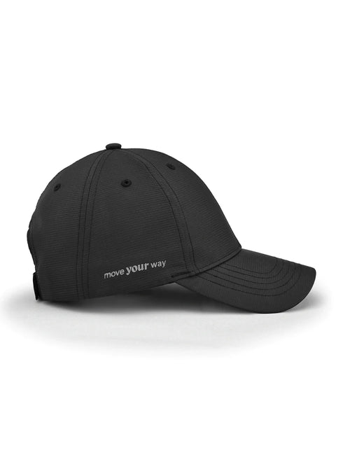 Polyester Solid Black Unisex Cap