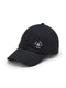 Unstructured Cotton Twill Black Unisex Cap