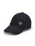 Unstructured Cotton Twill Black Unisex Cap