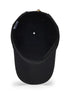 Unstructured Cotton Twill Black Unisex Cap