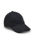 Unstructured Cotton Twill Black Unisex Cap